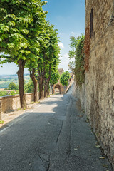 Obraz premium Street in the old town in Italy