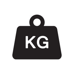 Weight kilogram icon Vector illustration