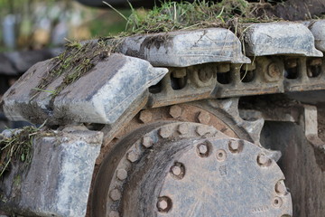 Baggerkette im Detail