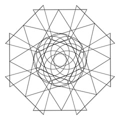 Fototapeta premium Festive geometric pattern for gifts and holidays