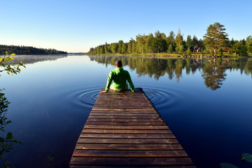 Naklejka premium Morning Zen
