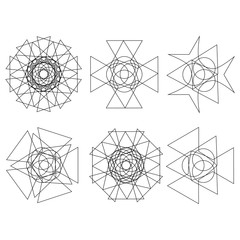 Festive geometric pattern for gifts and holidays