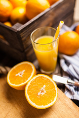 Fresh orange juice