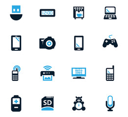 Home appliances icons set