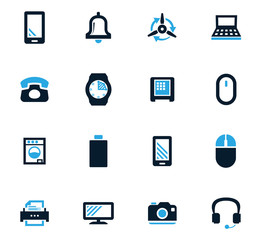 Home appliances icons set