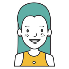 beautiful woman avatar character