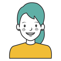 beautiful woman avatar character