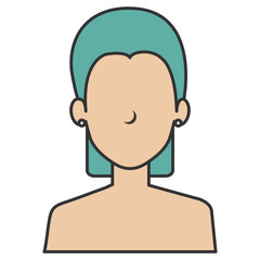 beautiful woman shirtless avatar character