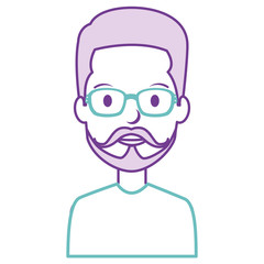 young man with glasses avatar character