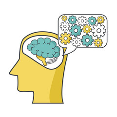 Mental health design icon vector illustration graphic design