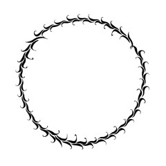 Ornament elements, vintage frame floral designs