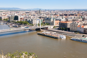 Obraz premium Aerial view on Budapest