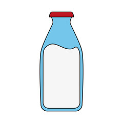 milk bottle icon image vector illustration design