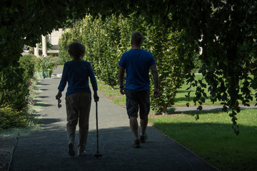 Taking a walk with Mom