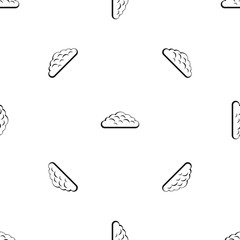 Spring cloud pattern seamless black