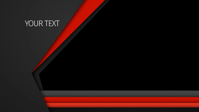 Red and Gray Angled Text Overlay