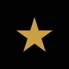 Obraz premium star gold icon