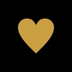 love gold icon