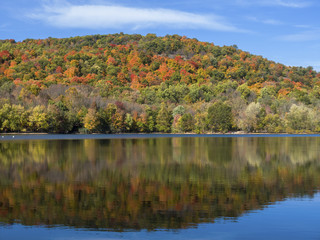 Scarlet Oak Pond - Ramapo Valley County Reservation in the Fall - Mahwah