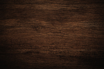 Old grunge dark textured wooden background,The surface of the old brown wood texture