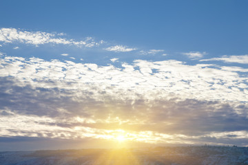 Fototapeta premium beautiful winter morning