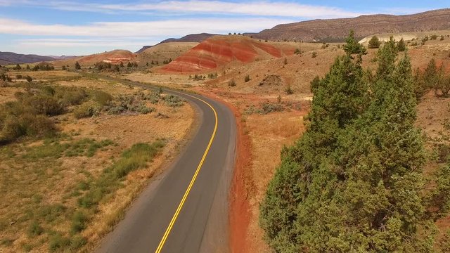 Painted Hills Fossil Beds Oregon State USA North America