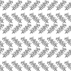 Seamless pattern with christmas tree