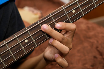 Playing bass 03