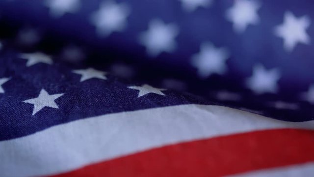 4k footage of American Flag