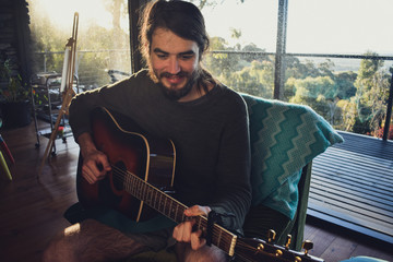 Man playing guitar