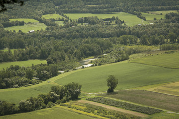 Views from the trail to the summit of Vroman's Nose, a hill in Middleburgh, Scoharie County, New York.