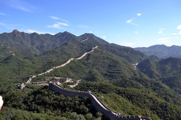 A far-away look to Great Wall of China. Pic was taken in Badaling, September 2017