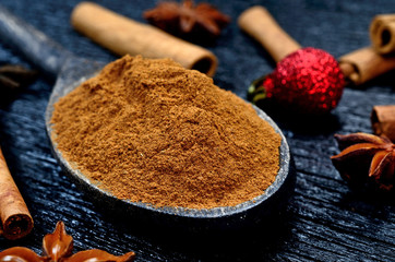  cinnamon on table