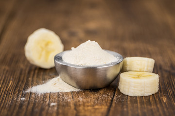 Portion of Banana Powder