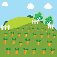 Farm Cartoon Vector Illustration