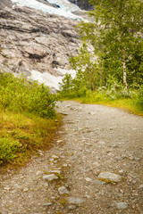 Obraz premium Summer mountains landscape in Norway.