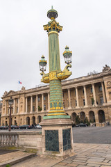 Fototapeta na wymiar Paris, place de la Concorde, famous place with column 