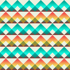 Vintage triangle seamless pattern