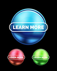 Glass glossy shiny circle round shape, matte realistic material bubble concept with reflection