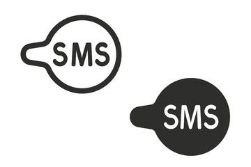 SMS vector icon.