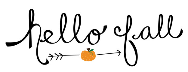 Hello Fall Pumpkin