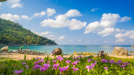 The hidden paradise beach in Phuket