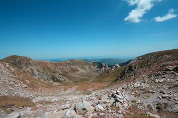 Fototapeta na wymiar landscape in Pyrenees orientales. South of France