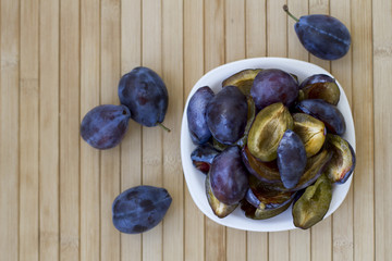 juicy plums