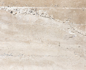 Fresh concrete on the wall as a background
