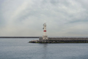 Fototapeta na wymiar lighthouse istanbul, Turkey