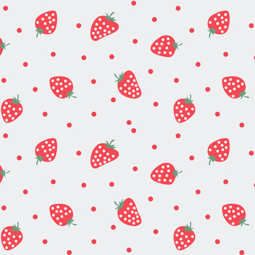 Japanese strawberry pattern