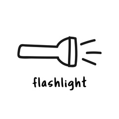 Illustration drawing style of camping icons collection