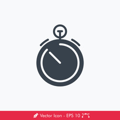 Stopwatch Icon / Vector