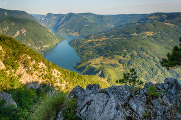 Fototapeta na wymiar Viewpoint Banjska stena Tara mountain Serbia 